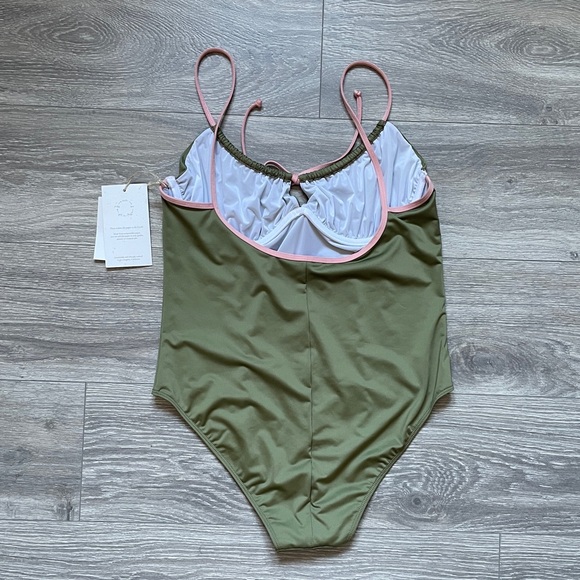 --HOST PICK-- CHRISTY DAWN 'The Kinsley' One-Piece Swimsuit in Moss Green - Picture 5 of 6